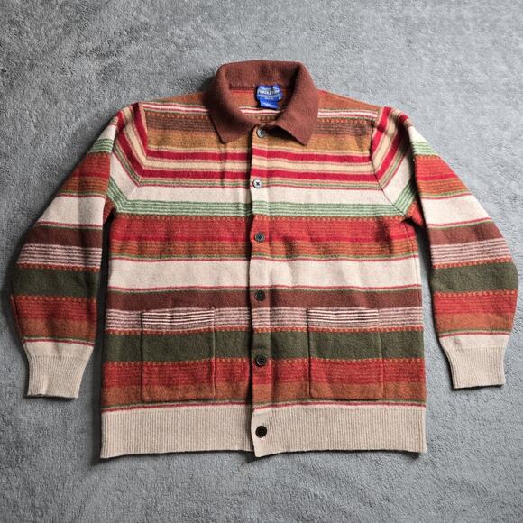 Pendleton Sweaters - Pendleton Womens XL 100% Lambswool Southwestern Aztec Cardigan Sweater‎